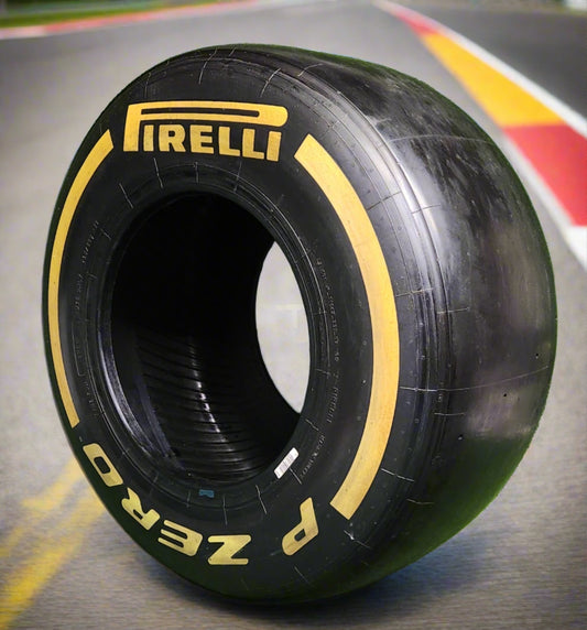 Genuine Pirelli F1 Racing Slick Tyre.