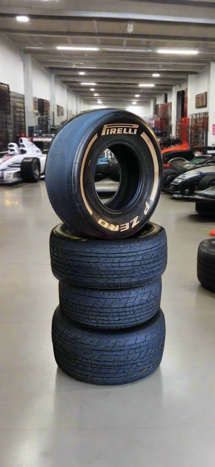 Genuine Pirelli F1 Racing Slick Tyre. Race Used!