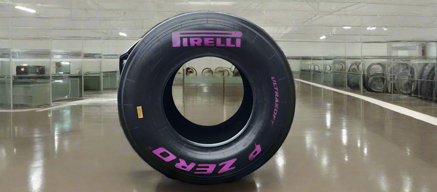 Genuine Pirelli F1 Racing Slick Tyre.