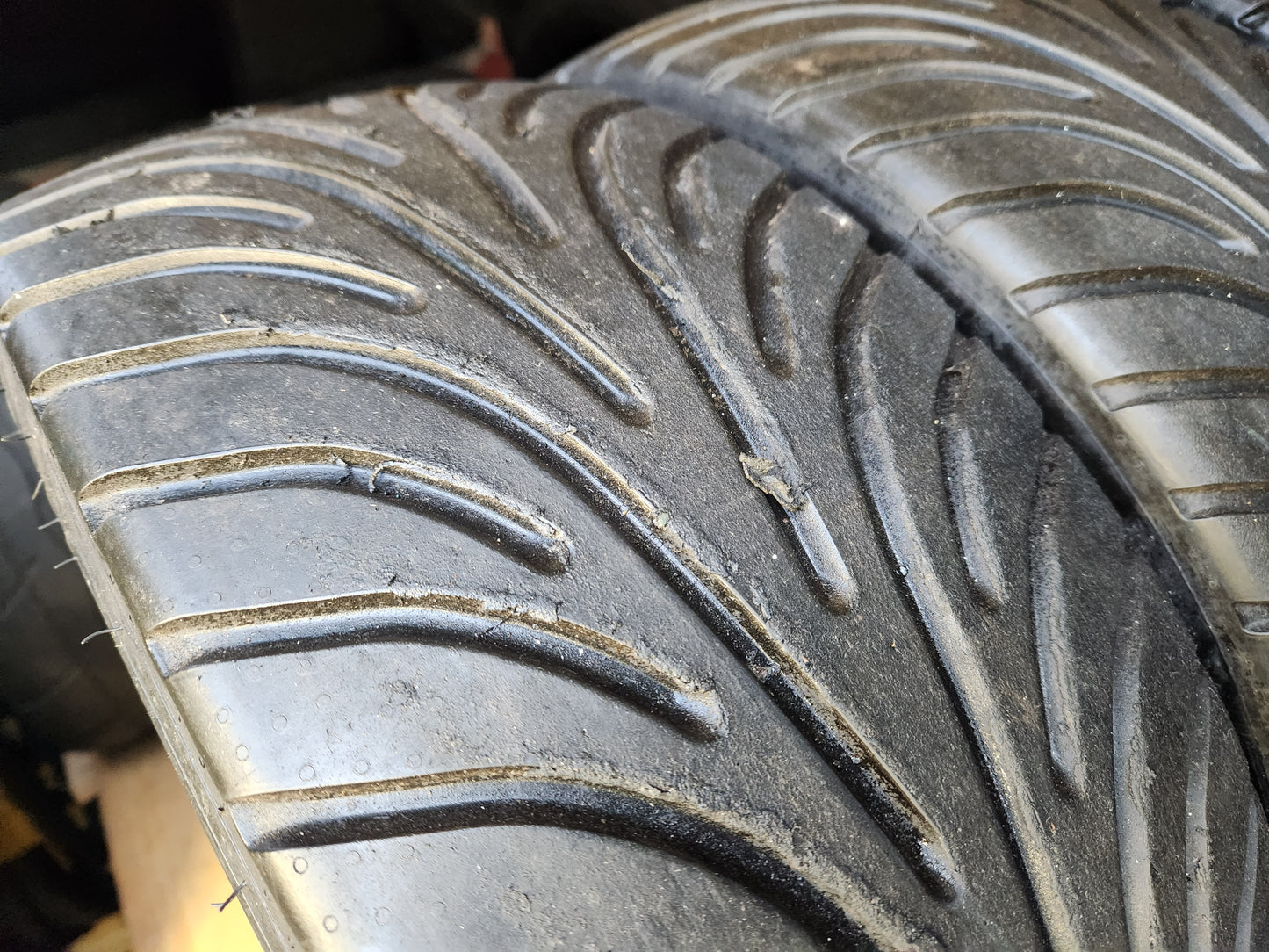 Goodyear (Dunlop) 185/58/15 Wet Racing Tyres - One Session's Use.