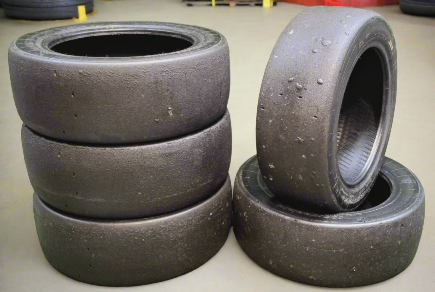 Goodyear (Dunlop) 200/58/15 (205/50/15) Medium Compound Slick Racing Tyres Grade A